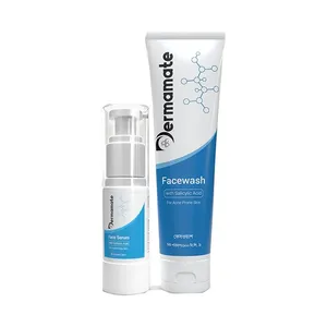 Buy 1 Dermamate Face Serum with Salicylic Acid 30ml Get 1 Dermamate Acne Face Wash 100ml Free